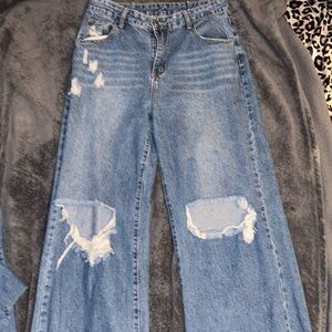 Street wear baggy jeans size 8/10